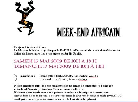 Semaine africaine 2009 1